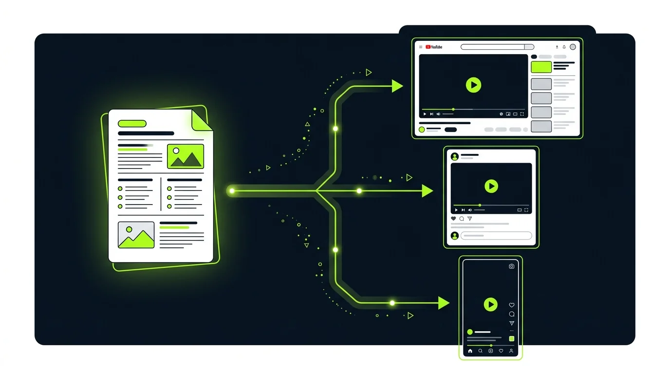 Newsletter content repurposed as video across YouTube, LinkedIn, and social channels